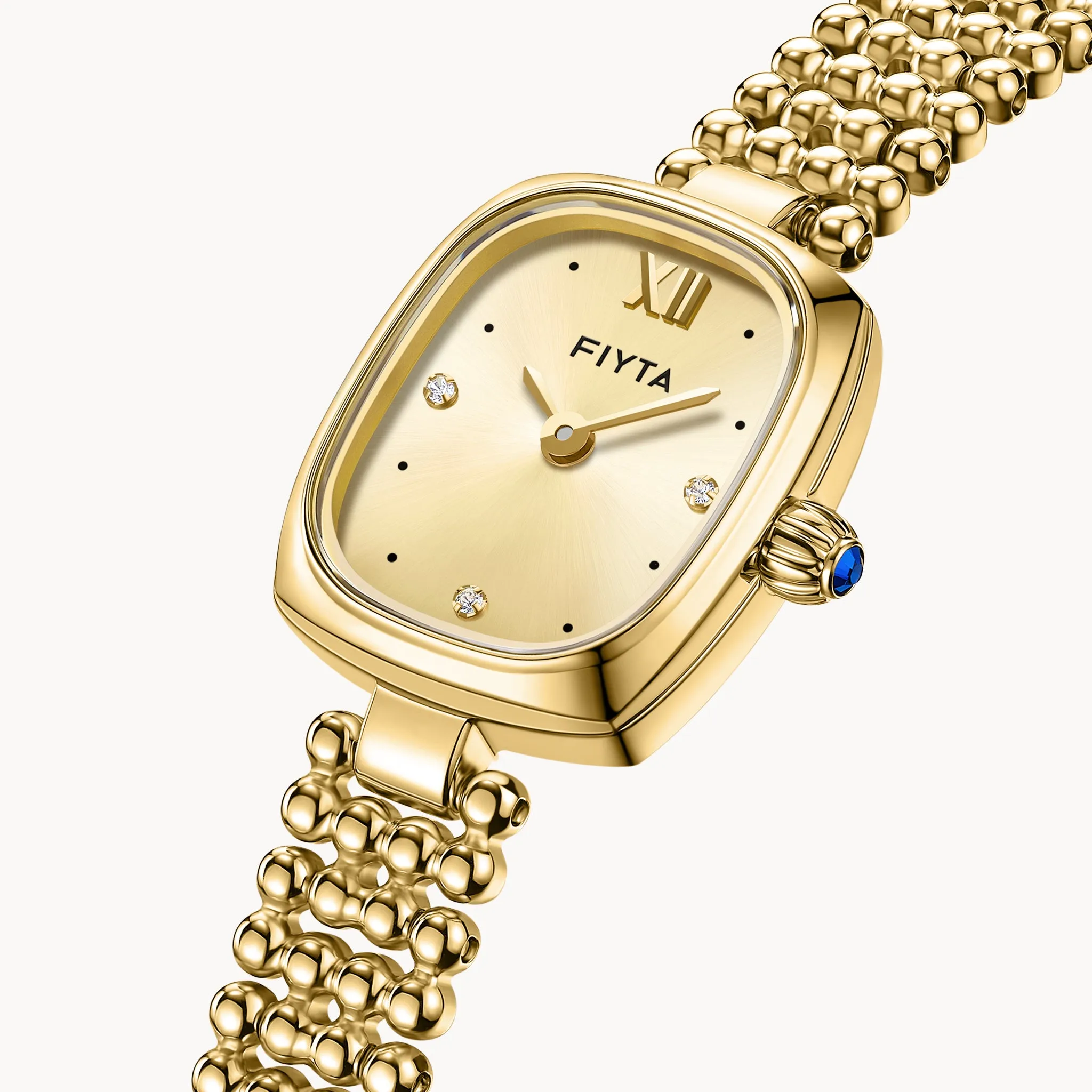 Gold Watches with Zircon Dial