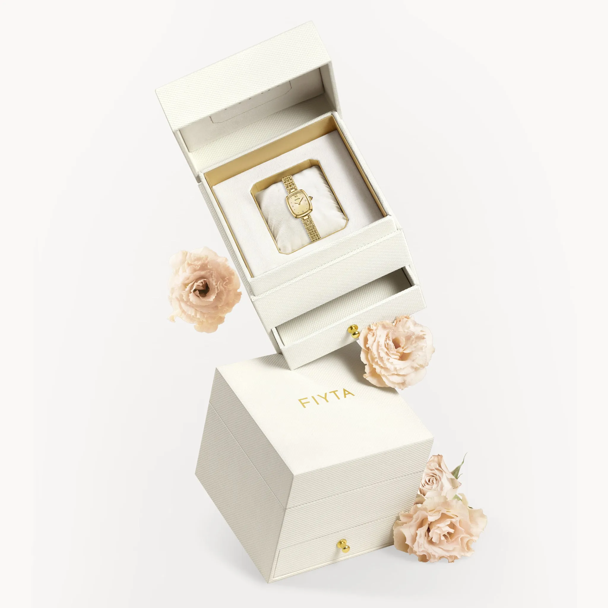 Gold Watches with Zircon Dial