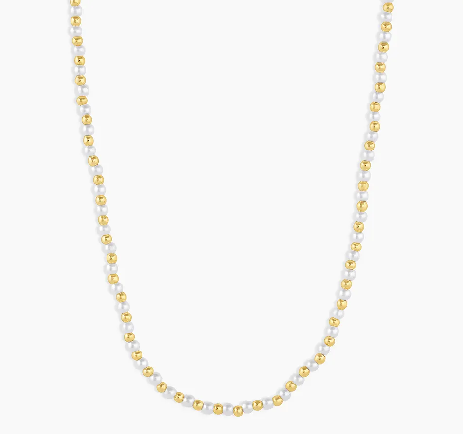 Gorjana Poppy Pearl Necklace