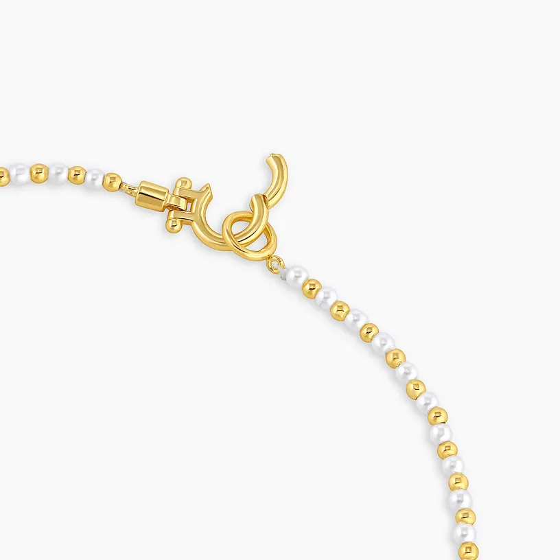 Gorjana Poppy Pearl Necklace