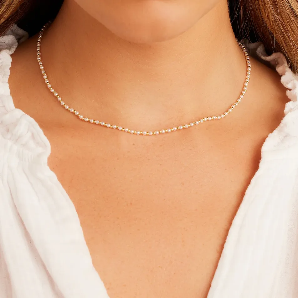 Gorjana Poppy Pearl Necklace