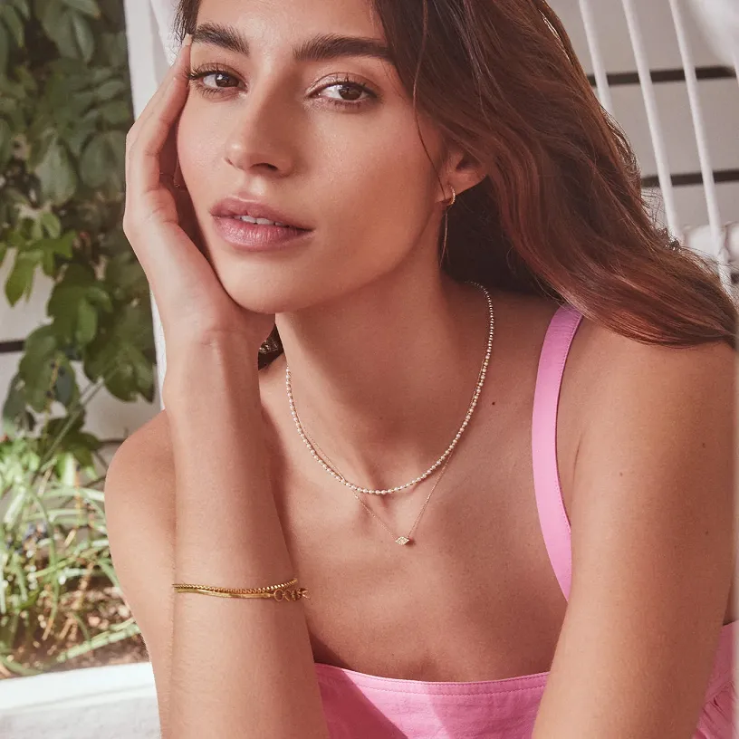 Gorjana Poppy Pearl Necklace