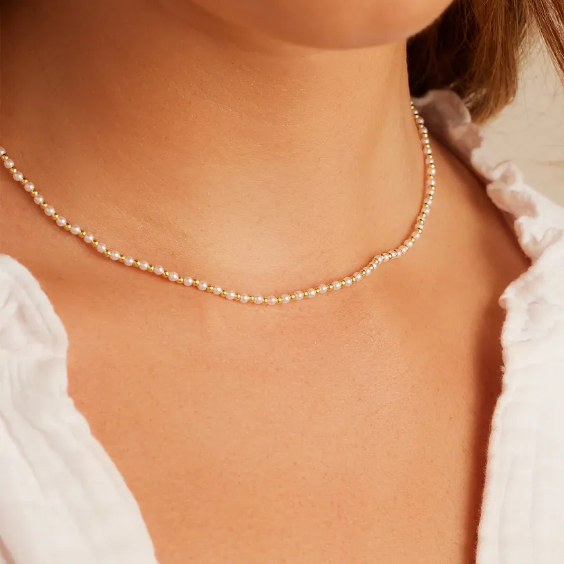 Gorjana Poppy Pearl Necklace
