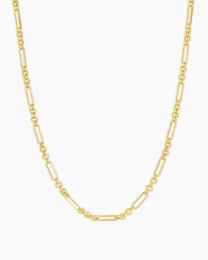 GORJANA REED MINI NECKLACE GOLD