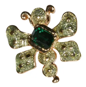 Green Beetle Bug Pin
