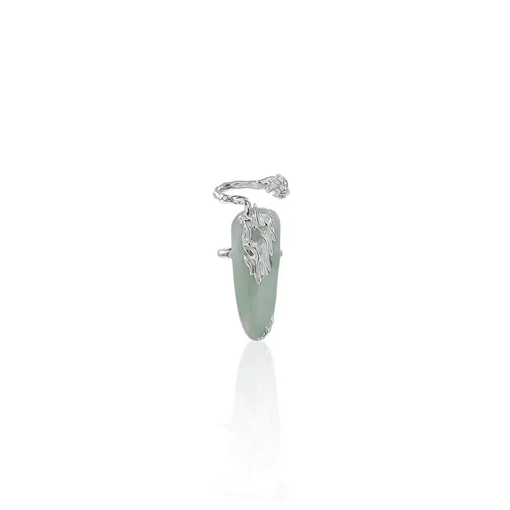 Green Finger Nail Rings