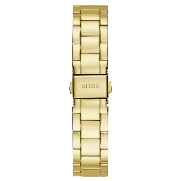 Guess Luna Gold Stainless Steel Silver Dial Quartz Watch for Ladies - GW0308L2
