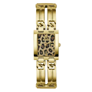 Guess MOD ID Gold Stainless Steel Gold Dial Quartz Watch for Ladies - GW0807L2