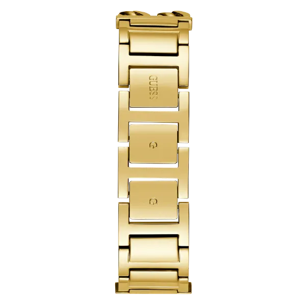 Guess MOD ID Gold Stainless Steel Gold Dial Quartz Watch for Ladies - GW0807L2