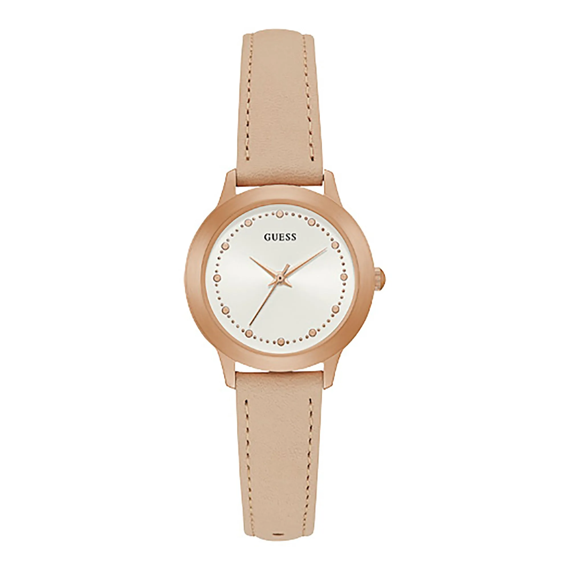 Guess Women's Watch Rose Gold Tone Case Quartz