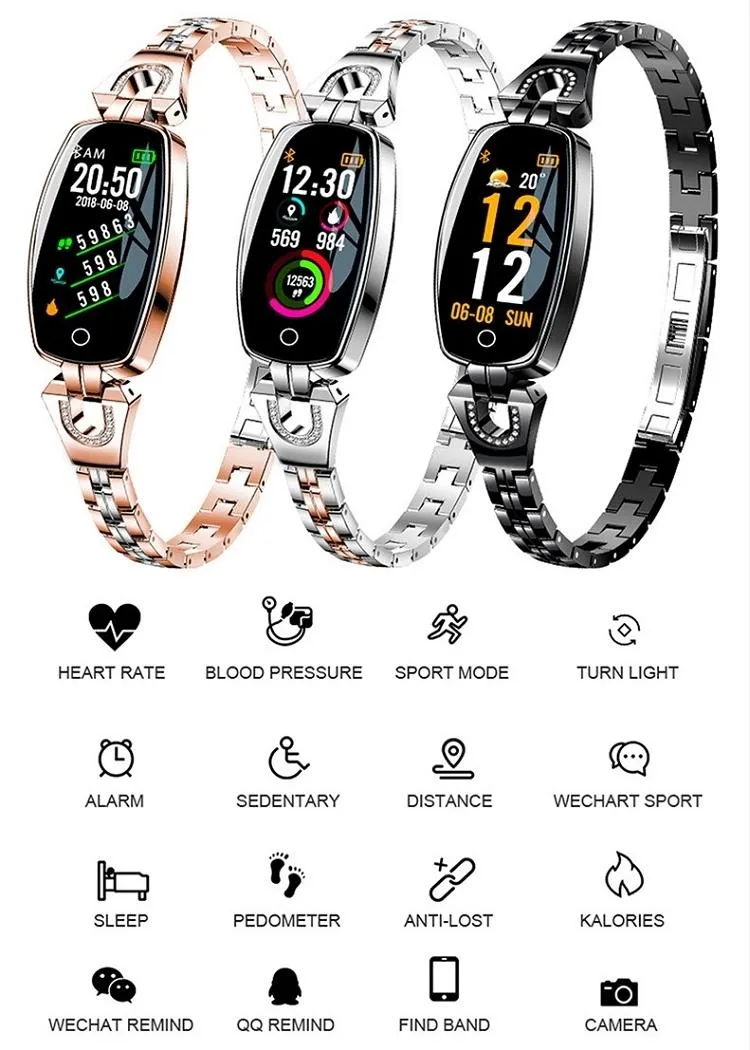 H8 Smart Watch Women Watches Ladies Brand Luxury Sport Bracele