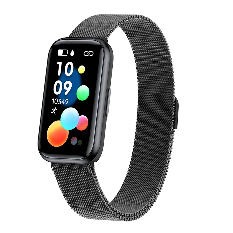 H98 1.47" LCD Smart Fitness Metal Band