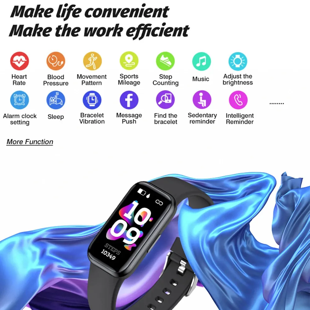 H98 1.47" LCD Smart Fitness Metal Band