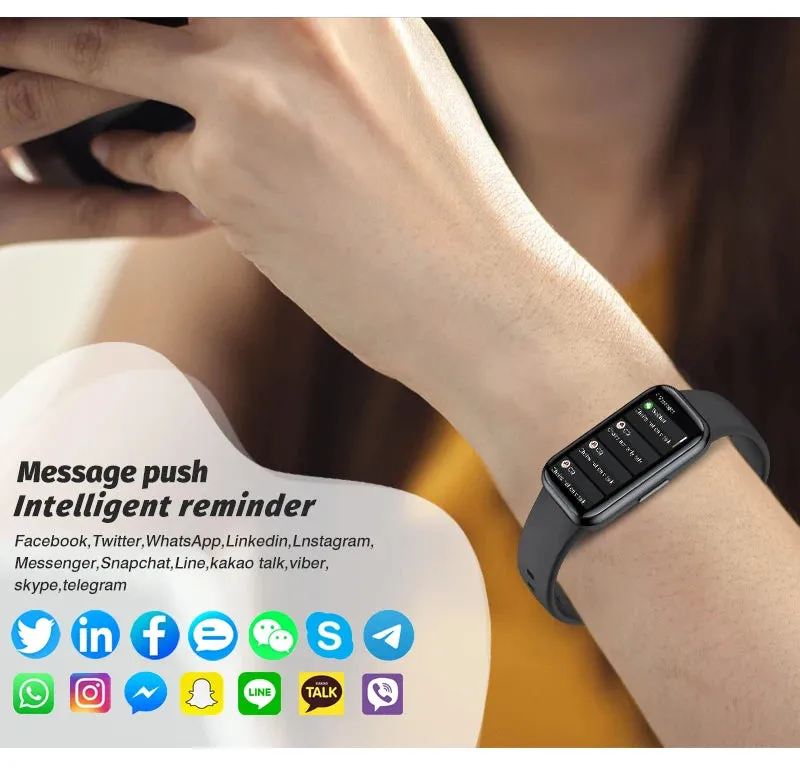 H98 1.47" LCD Smart Fitness Metal Band