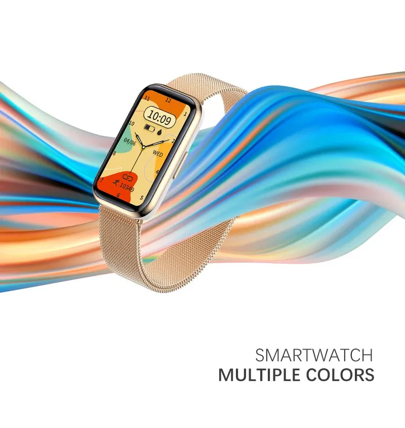 H98 1.47" LCD Smart Fitness Metal Band
