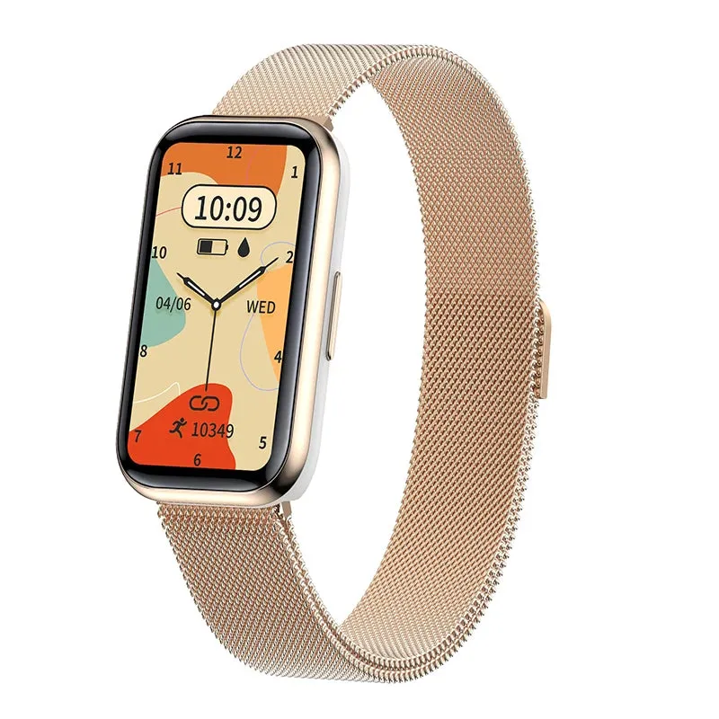 H98 1.47" LCD Smart Fitness Metal Band