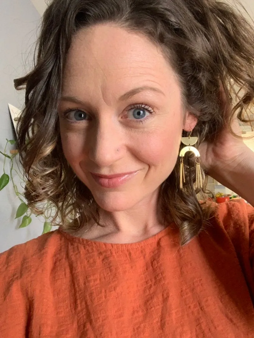 Half Moon Spike Statement Earrings