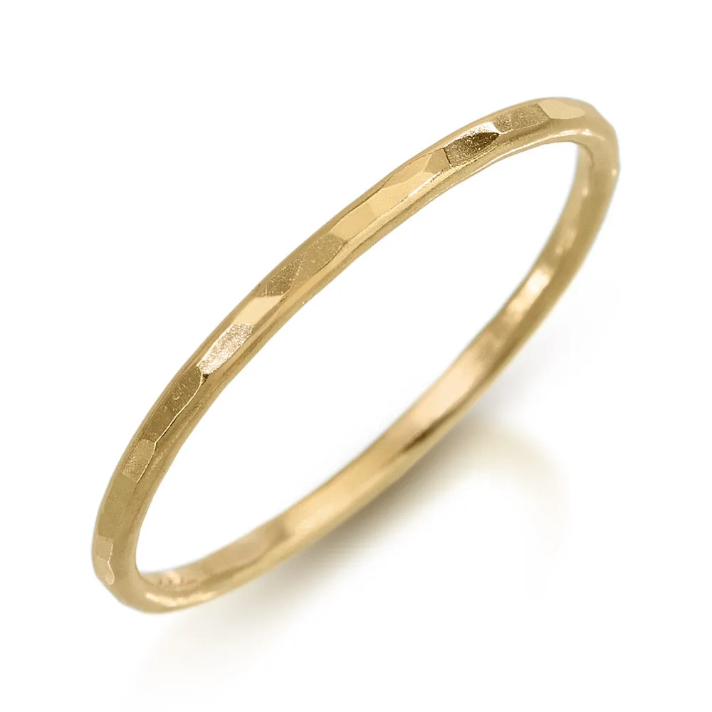 Hammered Stacking Rings