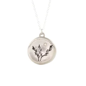 Harvest Moon Diamond Pendant