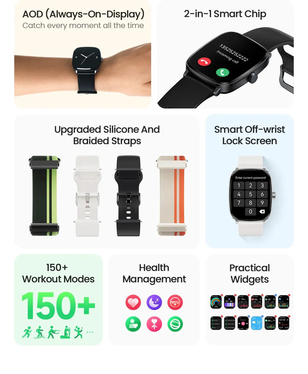 HAYLOU RS5 2.01" Ultra HD AMOLED Smart Watch