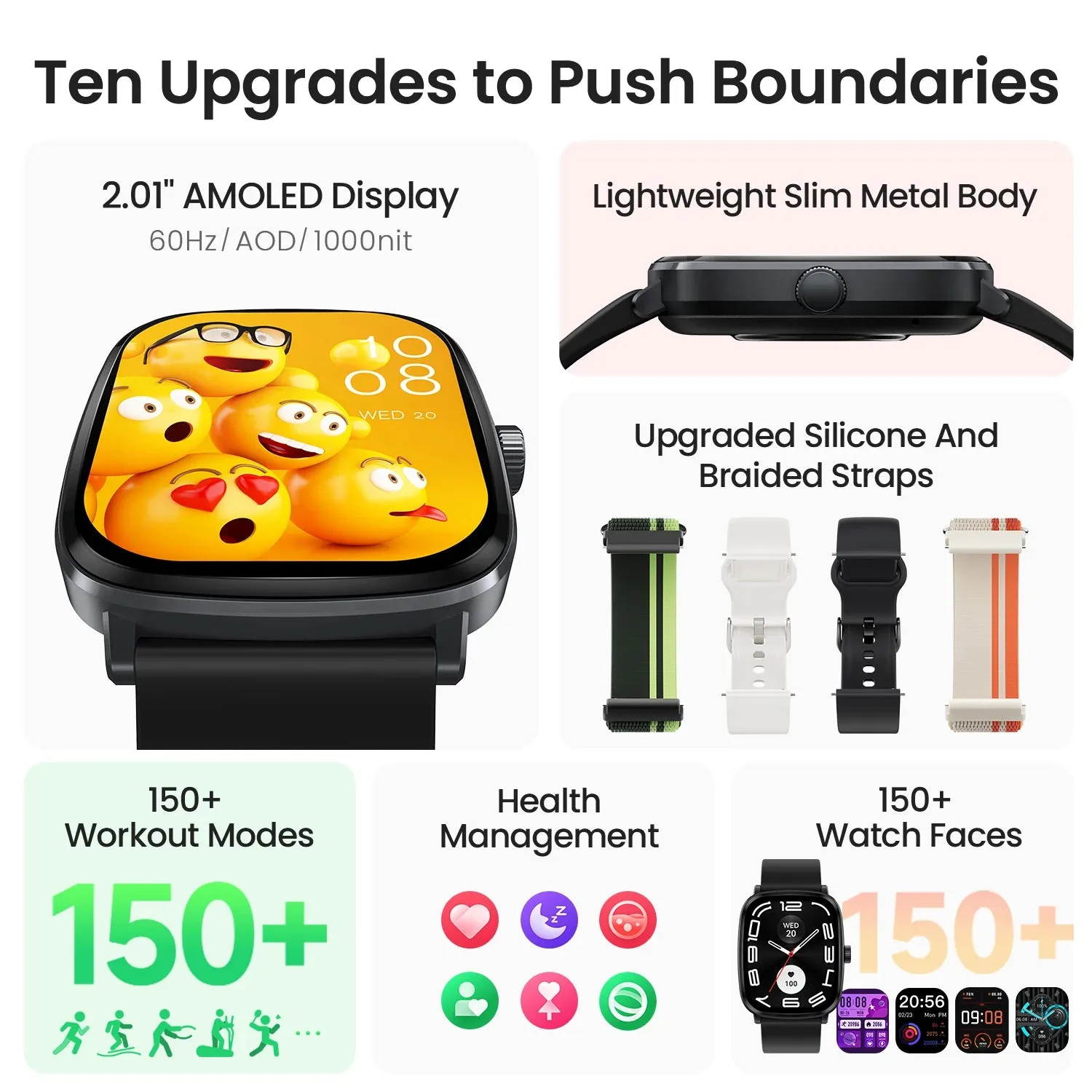 HAYLOU RS5 2.01" Ultra HD AMOLED Smart Watch
