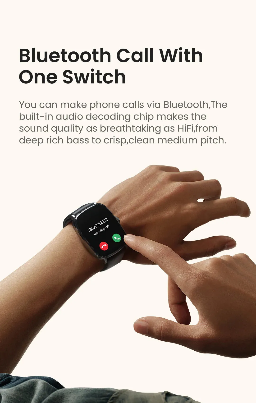 HAYLOU RS5 2.01" Ultra HD AMOLED Smart Watch