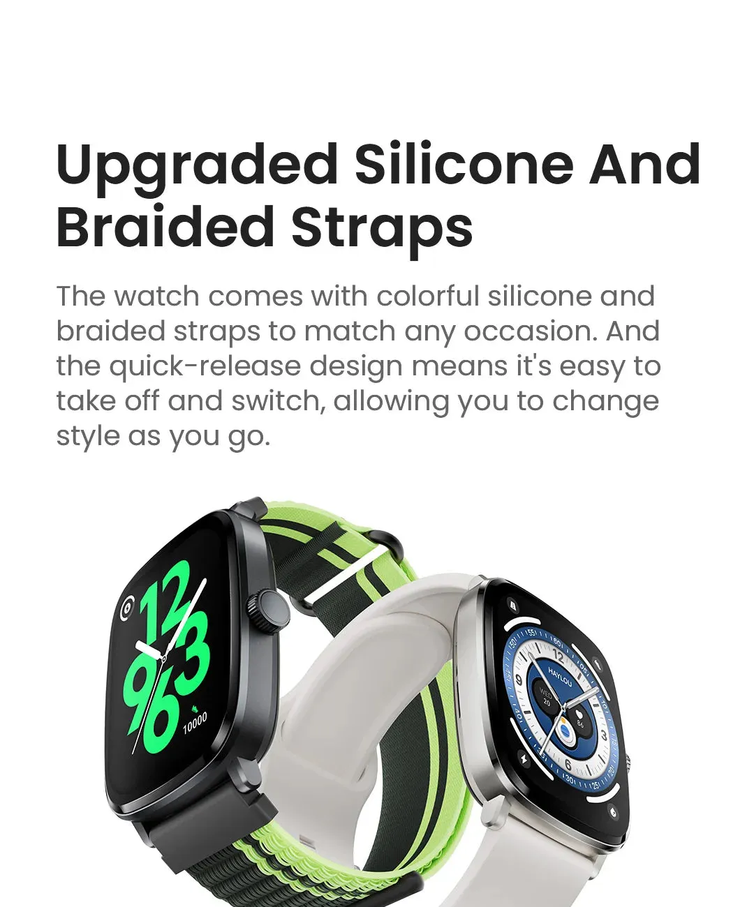 HAYLOU RS5 2.01" Ultra HD AMOLED Smart Watch