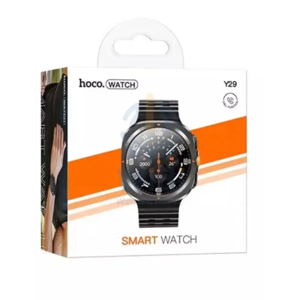 HOCO Y29 Sports Smart Watch - 1.5" inches / Bluetooth / 220mAh / Black