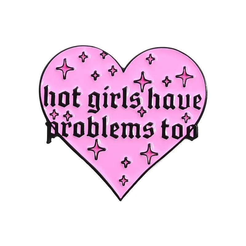 Hot Girls’ Brooch Enamel Pin