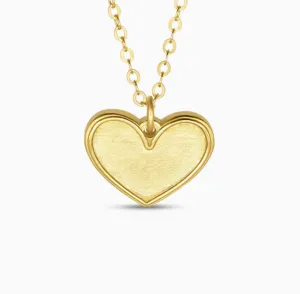 I Corinthians 13:13 - 16" Heart Petite Pendant Necklace