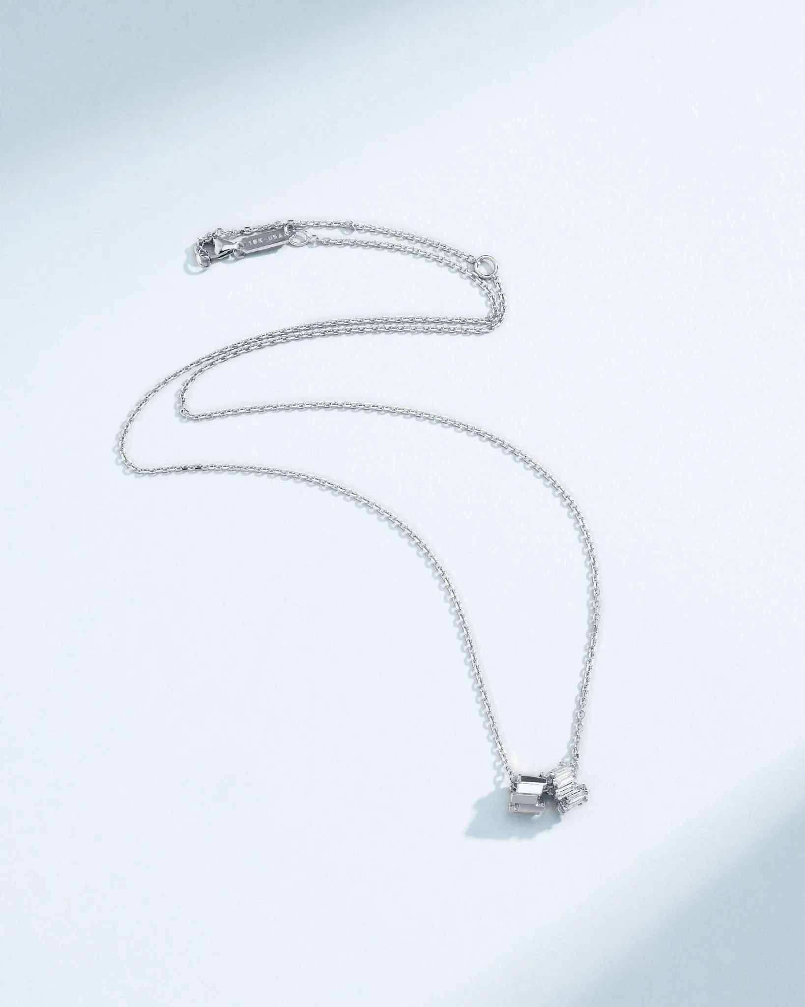 Infinite Diamond & Golden Rondelle Pendant