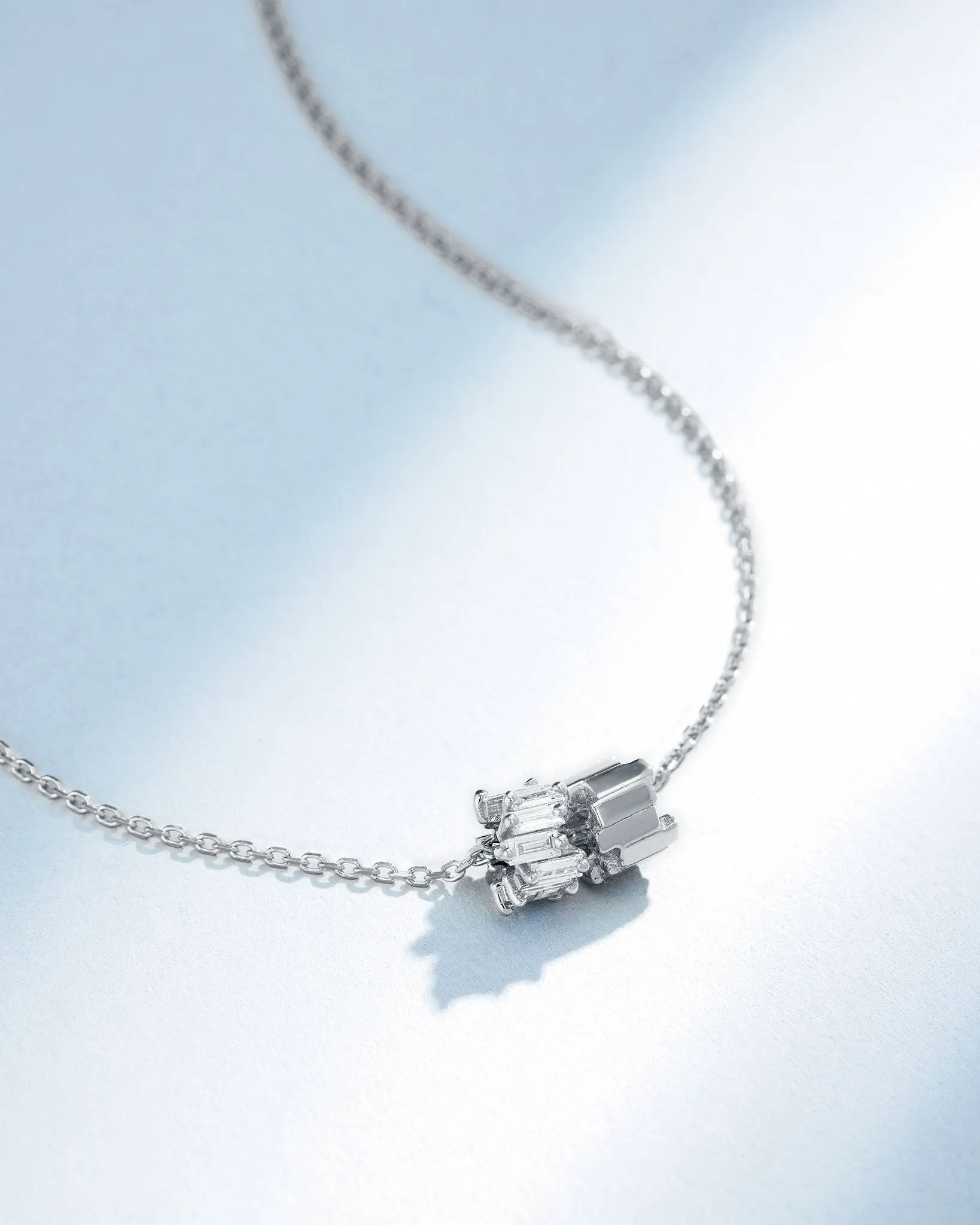 Infinite Diamond & Golden Rondelle Pendant