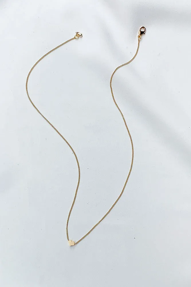 Initial Necklace in Gold