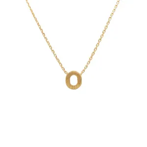 INITIAL O GOLD NECKLACE