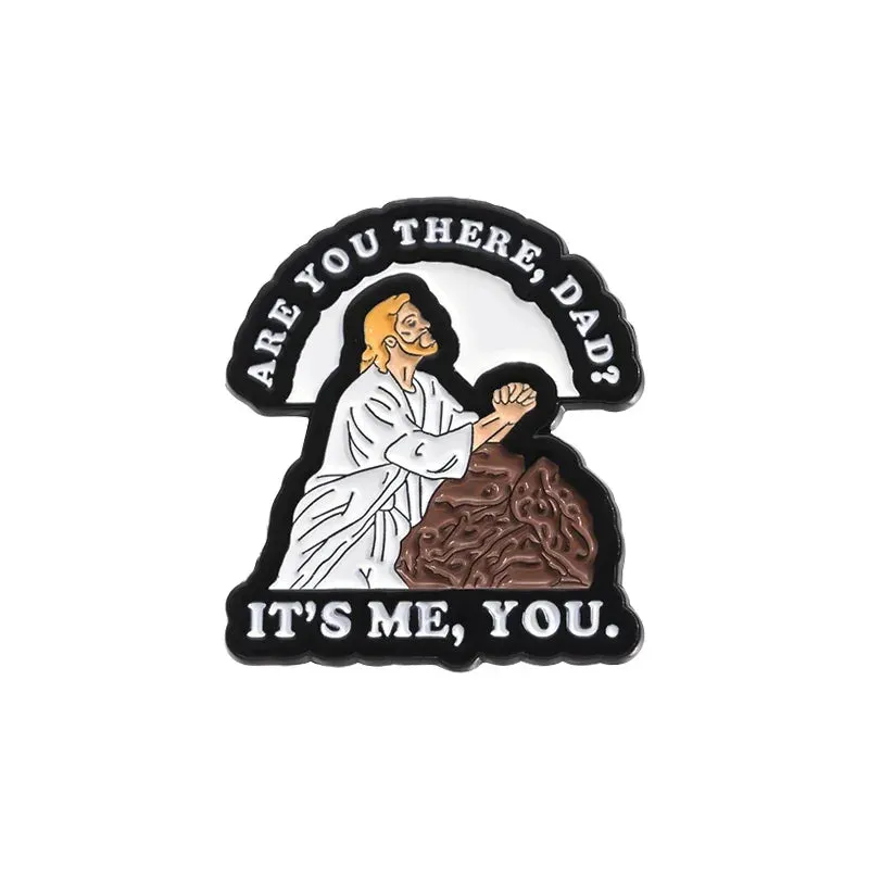 Jesus Series GOD Is Good Enamel Pins JESUS FREAK CLUB Brooches