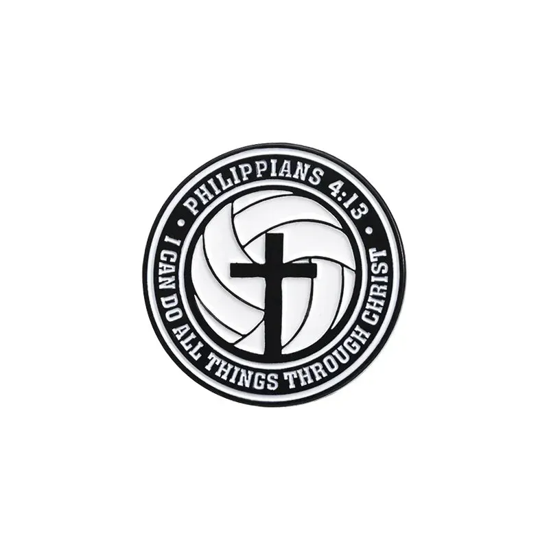Jesus Series GOD Is Good Enamel Pins JESUS FREAK CLUB Brooches