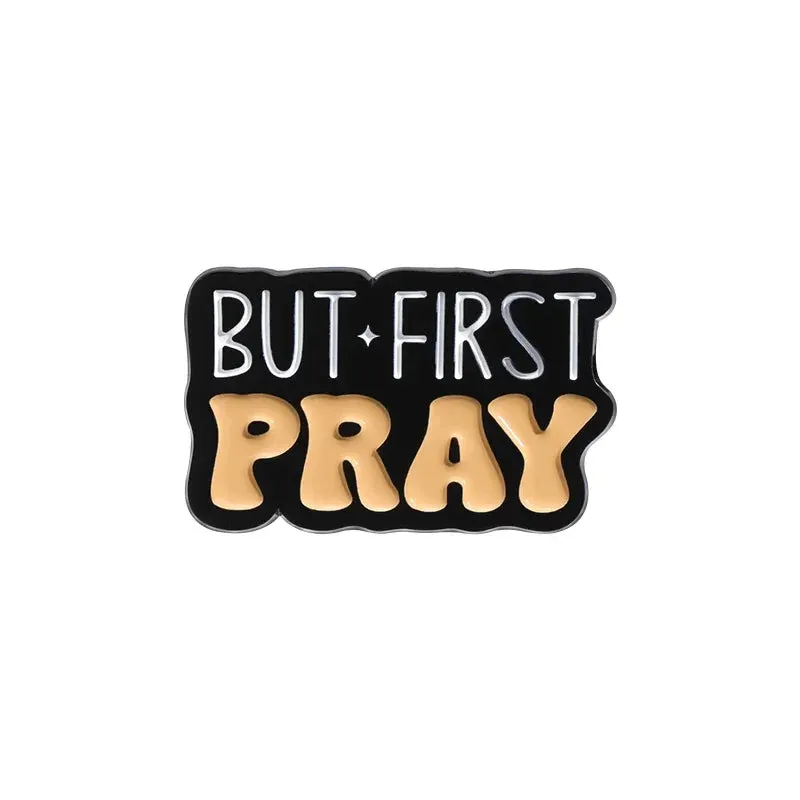 Jesus Series GOD Is Good Enamel Pins JESUS FREAK CLUB Brooches