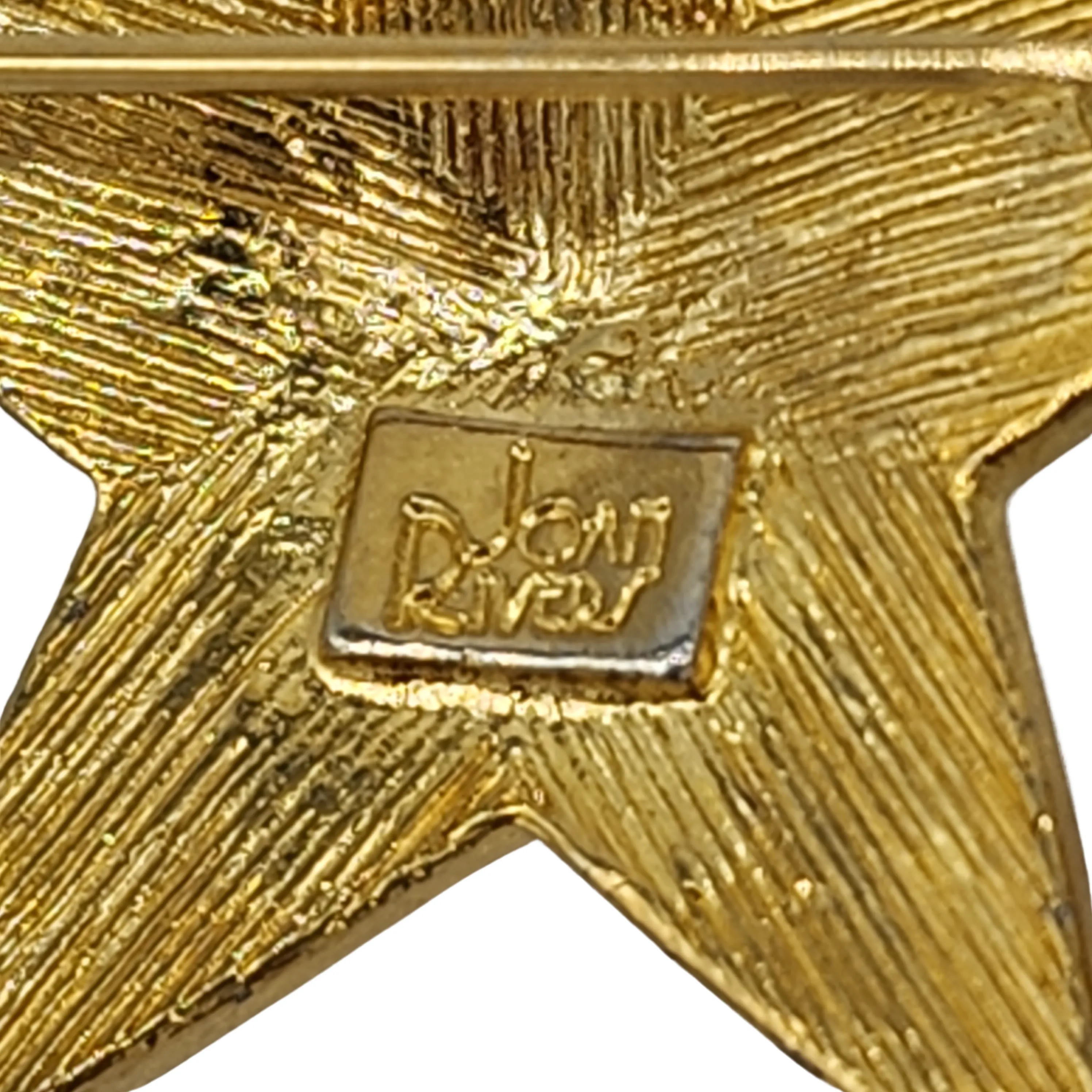 Joan Rivers Vintage Rhinestone Star Brooch Set