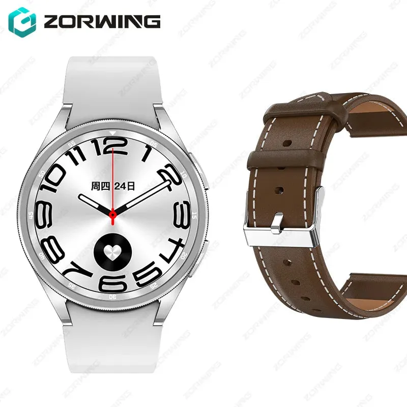 JS Watch 6 Max Classic AMOLED Smart Watch Men Women Rotating Bezel Heart Rate Blood Pressure Compass Sport Modes Smartwatch New