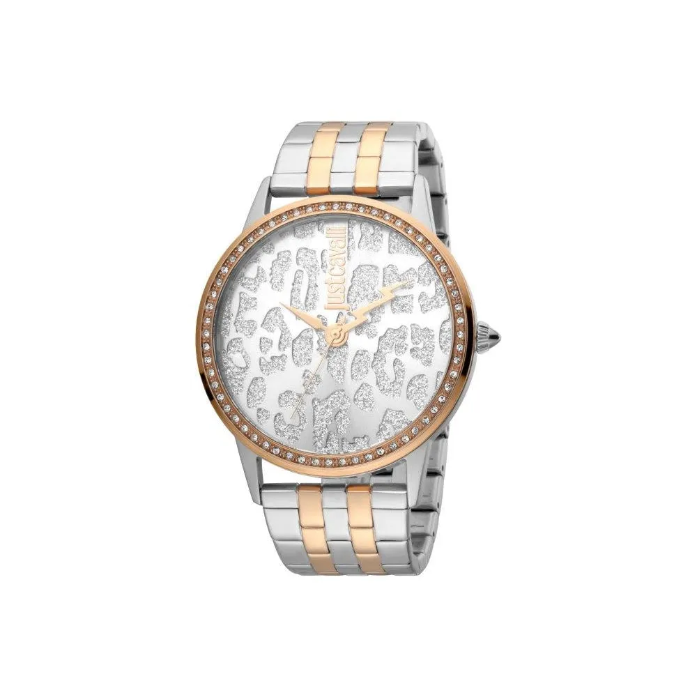 Just Cavalli Ladies Watch Animal Print Dial With Bracelet