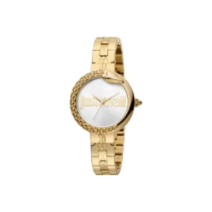 Just Cavalli Ladies Watch Ip Gold Case With Ip Gold Bracelet
