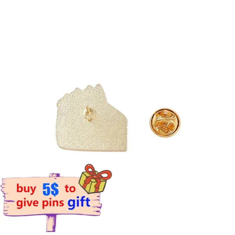 Kawaii Rainbow Dessert Enamel Pin 🍰🍦 Cute Cake & Ice Cream Brooches for Bags & Clothes 🎀✨ Perfect Gift for Friends & Kids!