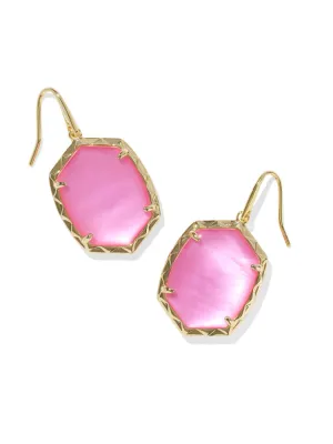 Kendra Scott Daphne Drop Earrings - Gold & Azalea Illusion