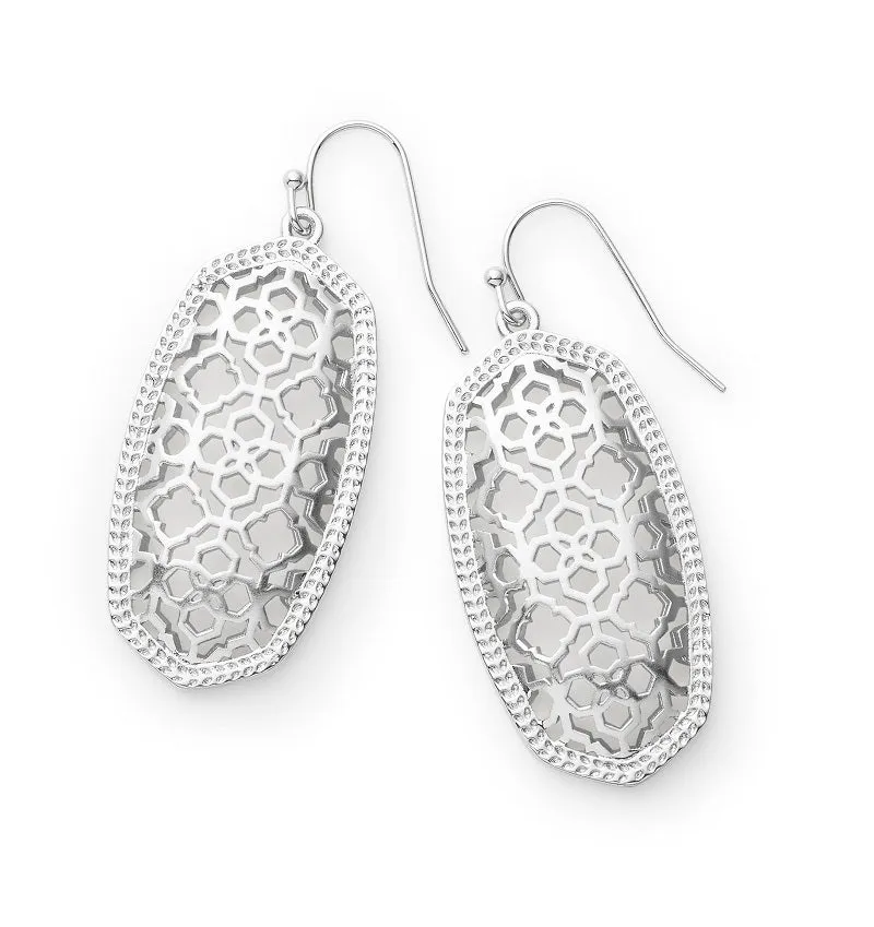 Kendra Scott Silver Elle Drop Earrings