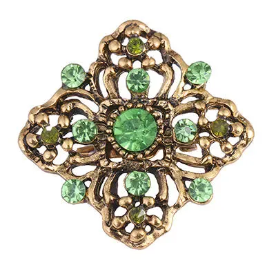 Korean Style Rhinestone Brooch for Scarf and Cardigans