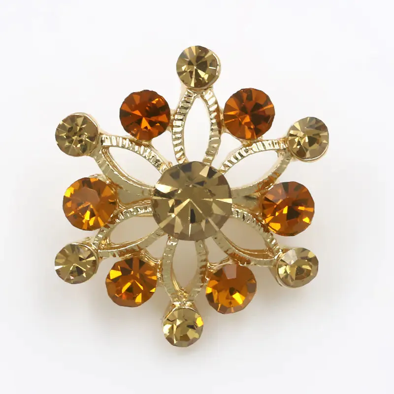 Korean Style Rhinestone Brooch for Scarf and Cardigans