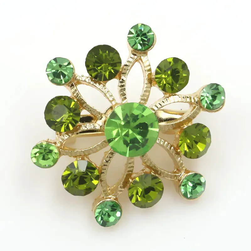 Korean Style Rhinestone Brooch for Scarf and Cardigans
