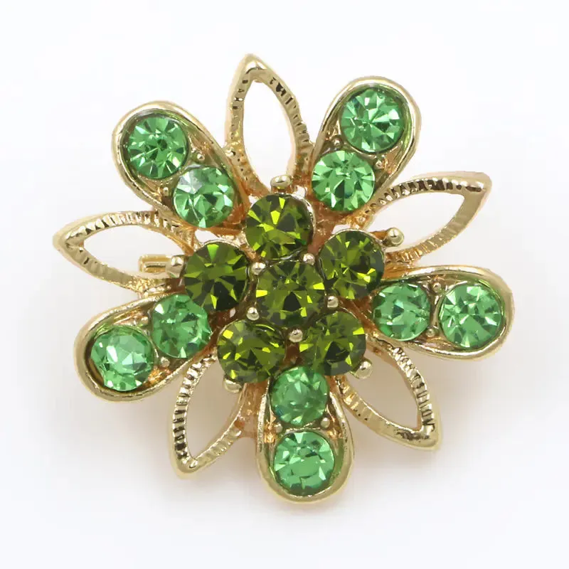 Korean Style Rhinestone Brooch for Scarf and Cardigans