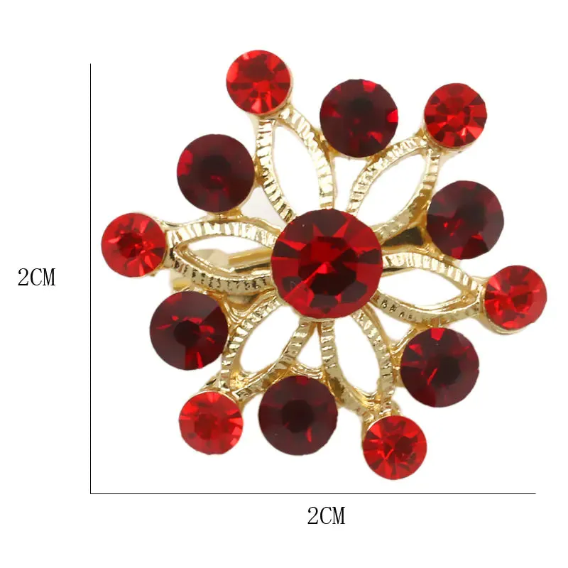 Korean Style Rhinestone Brooch for Scarf and Cardigans