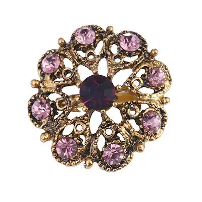 Korean Style Rhinestone Brooch for Scarf and Cardigans